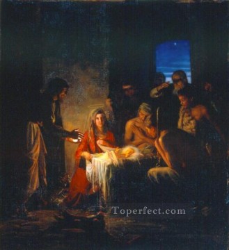  Bloch Pintura - El nacimiento de Cristo Carl Heinrich Bloch